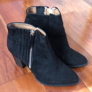 Black booties - size 6.5